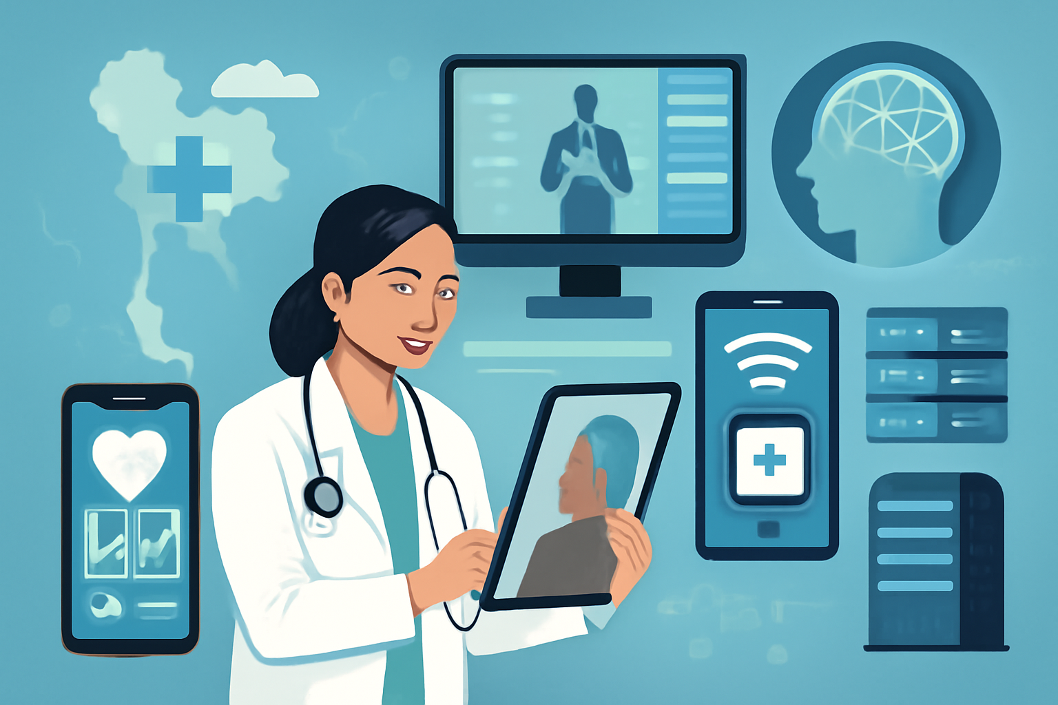 การปฏิวัติสุขภาพดิจิทัลในประเทศไทย: ยุคใหม่ของนวัตกรรมการแพทย์