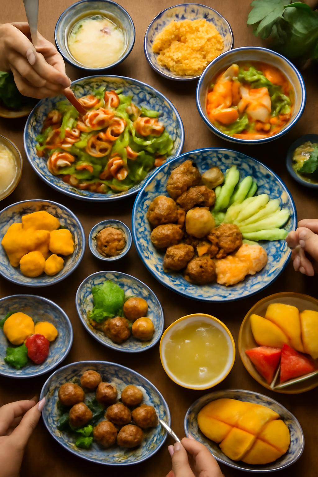 ข้าวแช่และขนมทอง: การรับประทานที่เป็นมงคลในวันปีใหม่ไทย