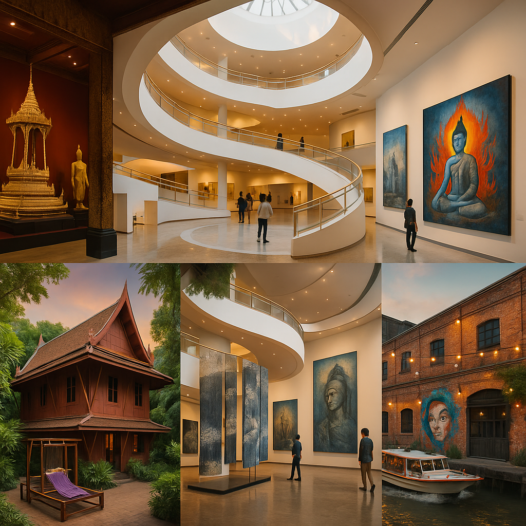 จากจิตรกรรมฝาผนังวัดสู่งานสื่อใหม่: ทำแผนที่สุนทรียศาสตร์ไทยในพิพิธภัณฑ์