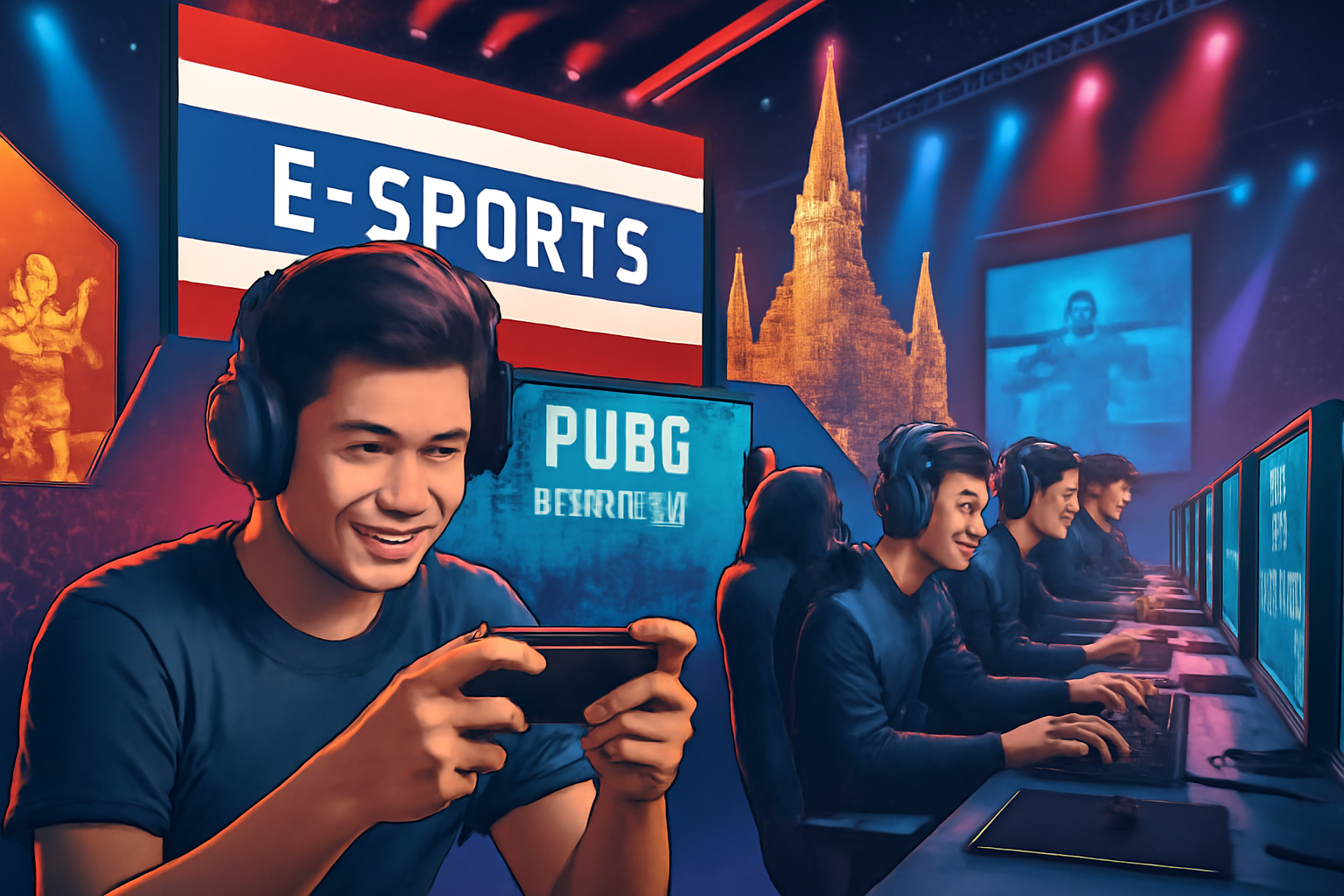 การวิวัฒนาการของเกมและอีสปอร์ตในประเทศไทย: เหตุการณ์สำคัญและการแข่งขัน