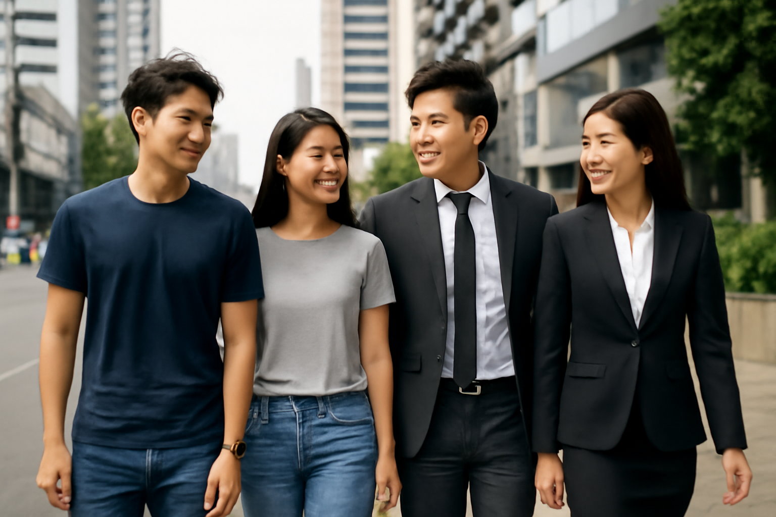 รูปแบบแฟชั่นที่เปลี่ยนแปลงในประเทศไทย: เสื้อผ้าทางการและเสื้อผ้าลำลอง