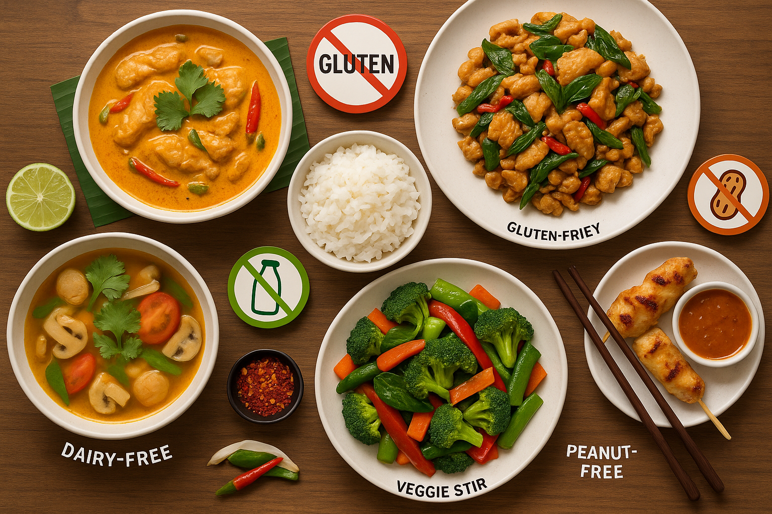 อาหารไทยสำหรับผู้ที่มีภูมิแพ้: เมนูที่ทานได้และวิธีสั่งอย่างมั่นใจ