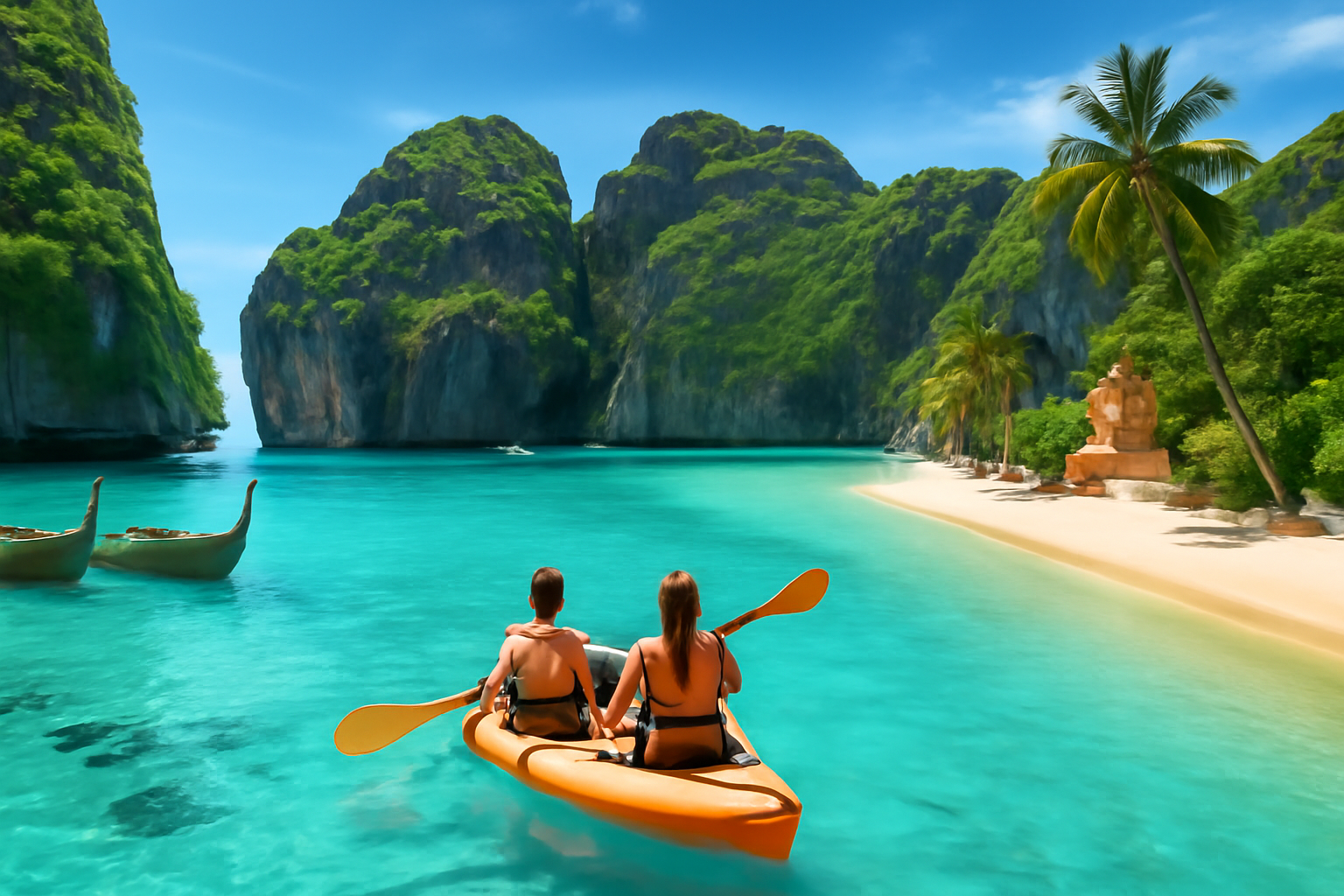 การสำรวจเกาะสวรรค์ของประเทศไทย: หมู่เกาะพีพีและเกาะสมุย