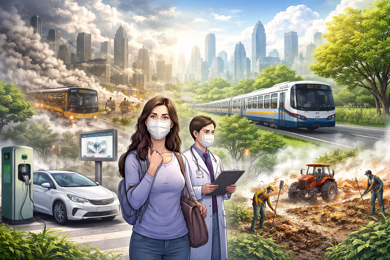 ความพยายามของประเทศไทยในการจัดการมลพิษและผลกระทบต่อสุขภาพประชาชน