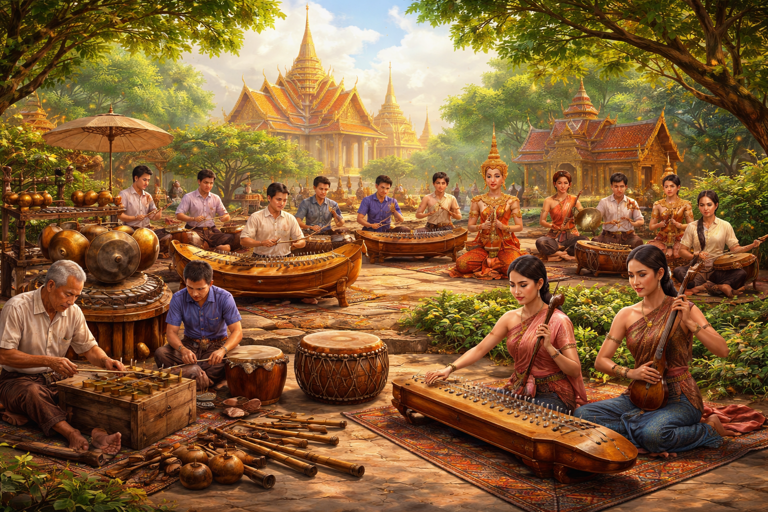 อุตสาหกรรมดนตรีดั้งเดิมของไทย: งานช่าง การแสดง และการอยู่รอดของเครื่องดนตรีเก่าแก่