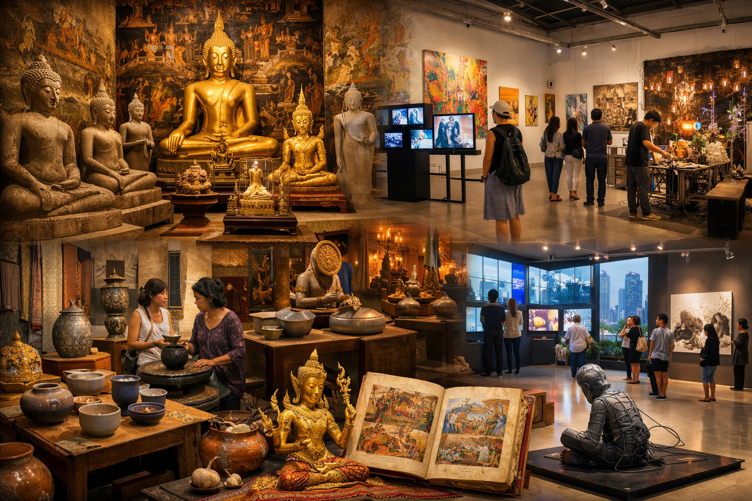 โลกศิลปะของประเทศไทย: พิพิธภัณฑ์ นิทรรศการ และคุณค่าของการสำรวจทางวัฒนธรรม