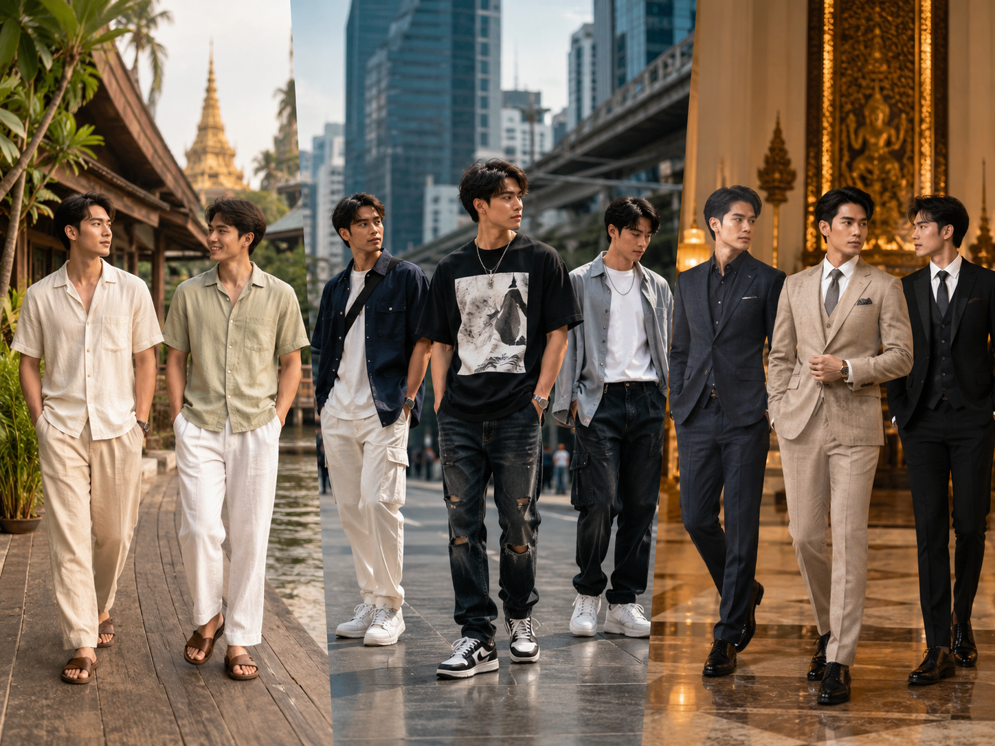 การเติบโตของแฟชั่นผู้ชายในประเทศไทย: จากสบายๆ ไปสู่ความหรูหรา