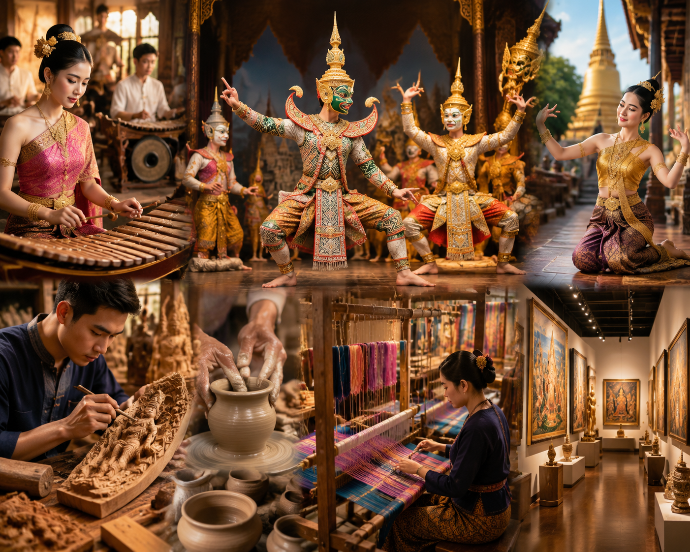 การสำรวจความบันเทิงแบบดั้งเดิมของประเทศไทยผ่านศูนย์ศิลปะและวัฒนธรรม