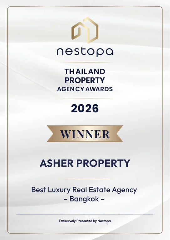 Asher Property คว้ารางวัล “Best Luxury Real Estate Agency – Bangkok” จากงาน Nestopa Agency Awards 2026