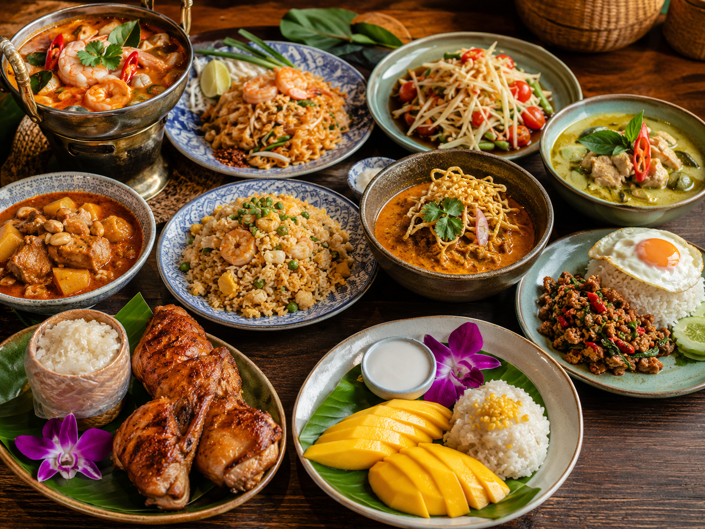 สำรวจ 10 อาหารไทยที่ต้องลองสำหรับผู้ที่ชื่นชอบอาหาร