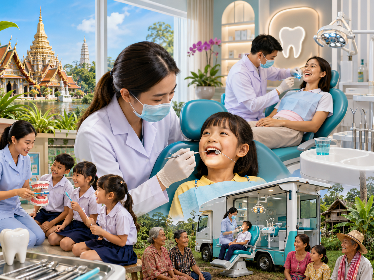 โครงการดูแลฟันในประเทศไทย: การป้องกันและบริการที่เข้าถึงได้