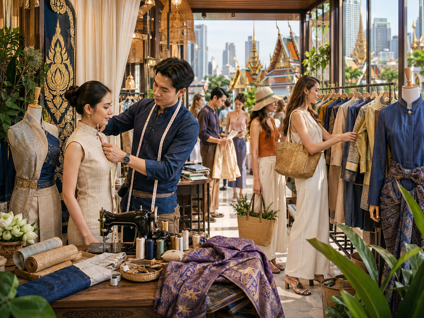 สำรวจตลาดเสื้อผ้าสั่งตัดและพร้อมสวมใส่ในประเทศไทย