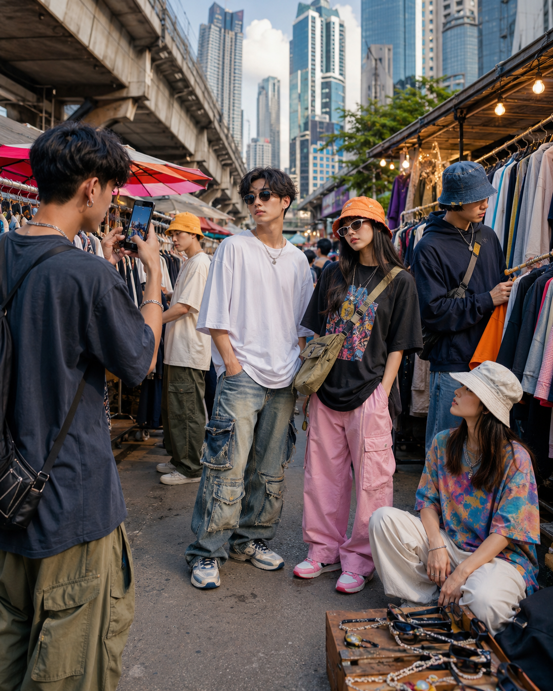 สตรีทแวร์ราคาประหยัดในประเทศไทย: บทบาทของอินฟลูเอนเซอร์และแบรนด์ท้องถิ่น