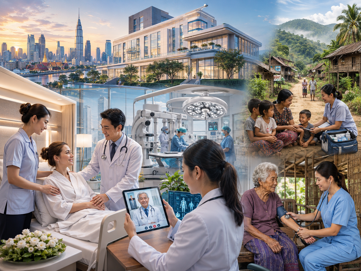 วิวัฒนาการระบบสุขภาพของประเทศไทย: จุดแข็งหลักและความท้าทายสำคัญ